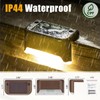 SOLPEX Solar Deck Lights Outdoor, Waterproof Led Lights for Outdoor