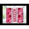 Unbranded Valentines heart WITH NAME sublimated tumbler