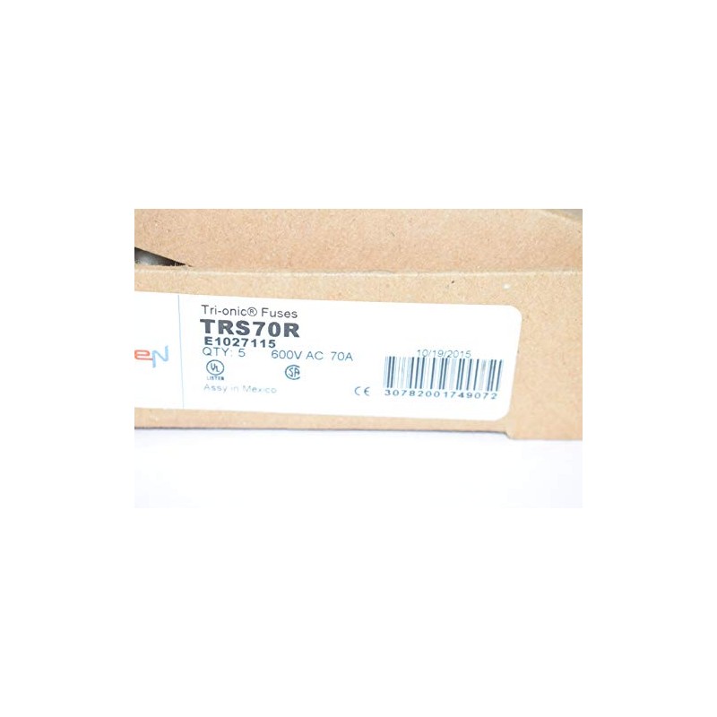 Mersen TRS70R Dual Element Midget Class RK5 Rejection Current-Limiting Time