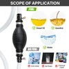 Portable Manual Siphon Pump for Fuel Transfer, Premium Gasoline Diesel