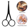 Mudder 3 Pieces Nose Hair Scissors Rounded Tip Scissors Facial
