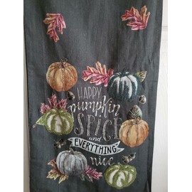 House&Garden H&G Fall Beaded Happy Pumpkin Spice And EveryThing Nice Table Runner Fall16”X72”