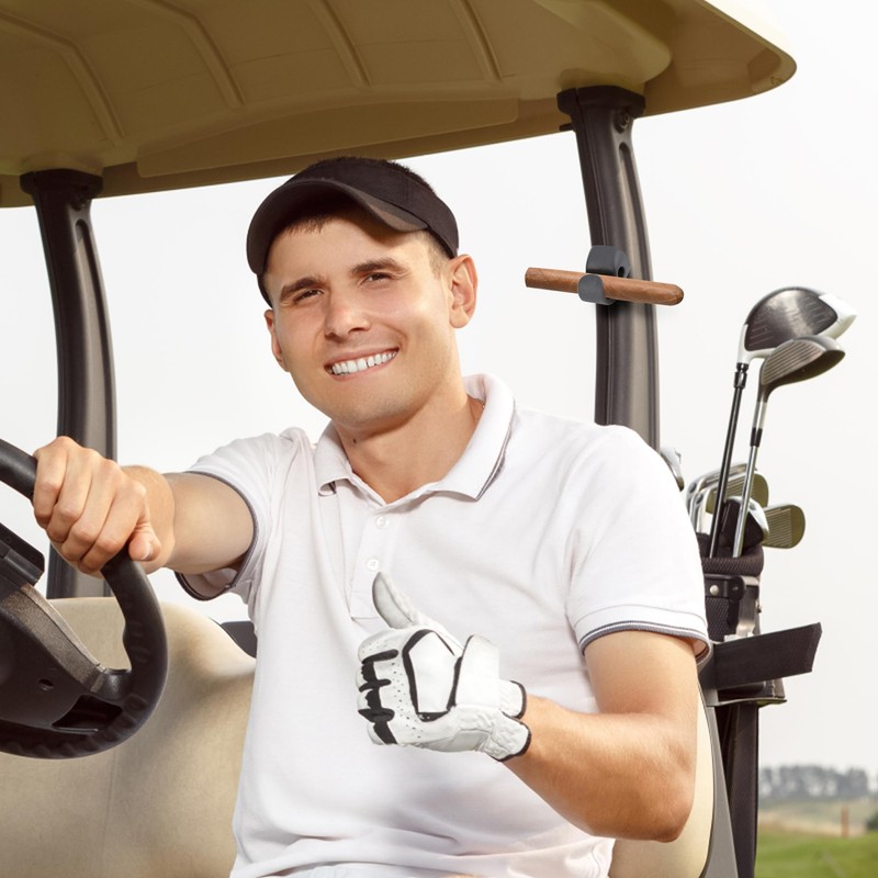 AQKILO Magnetic Cigar Holder for Golf Carts, Compact Portable Cigar