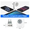Adaptador De Enchufe Europeo De Viaje Adaptador De Clavija
