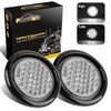 Partsam 2pcs 4" Round LED Trailer Tail Lights - 40