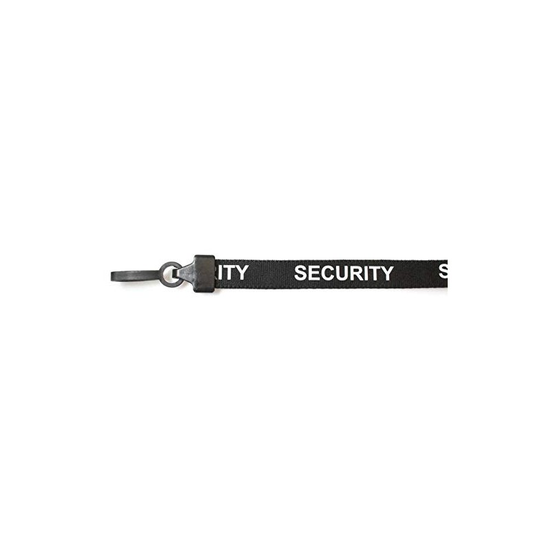 ALG ID Cards | Black Pre-Printed Security Lanyard with Safety