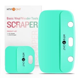 HTVRONT Vinyl Scraper - 2Pack Scraper Tools for Vinyl, Craft Weeder Vinyl Tool Kit Basic Tool-Scraper for Vinyl