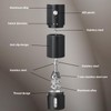 Electric Coffee Grinder Portable Conical Burr Coffee Grinder with 45