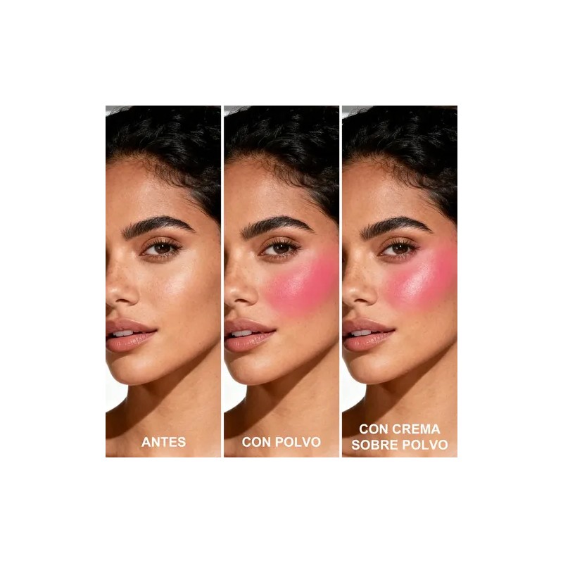 Double-Take Crème & Powder Blush Duo Tono Del Maquillaje Flush