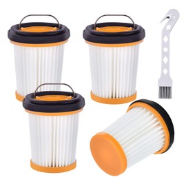 Unikstone 4pcs Replacement for Shark Filter,ION W1 Handheld Vacuum WV200, WV201, WV205, WV220. Compare to Part XHFWV200