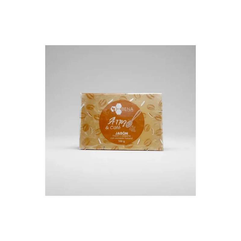 10 Jabón Exfoliante Café Y Arroz Premium 100gr