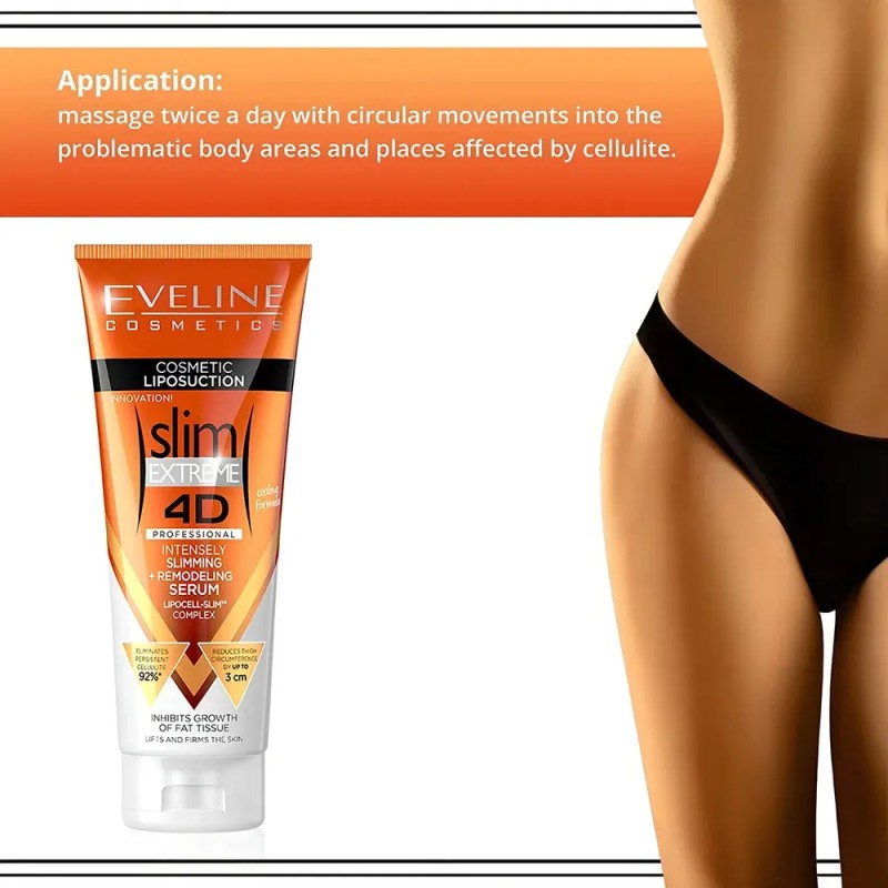 Eveline Slim Extreme 4D Sérum Remodelador Adelgazante Efecto Liposucción