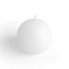 Zest Candle 2-Piece Ball Candles, 4-Inch, White Citronella