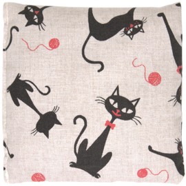 Mimi Cat Cushion 12 x 12 cm Heat Cushion and Cold Cushion Grain Cushion