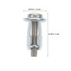 ULTECHNOVO Expansion Screw Hollow Door Anchor 0.9X0.43 Inch Metal Cavity