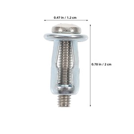 ULTECHNOVO Expansion Screw Hollow Door Anchor 0.9X0.43 Inch Metal Cavity Fixing Fastener for Hollow Core Doors and Wall Mounting