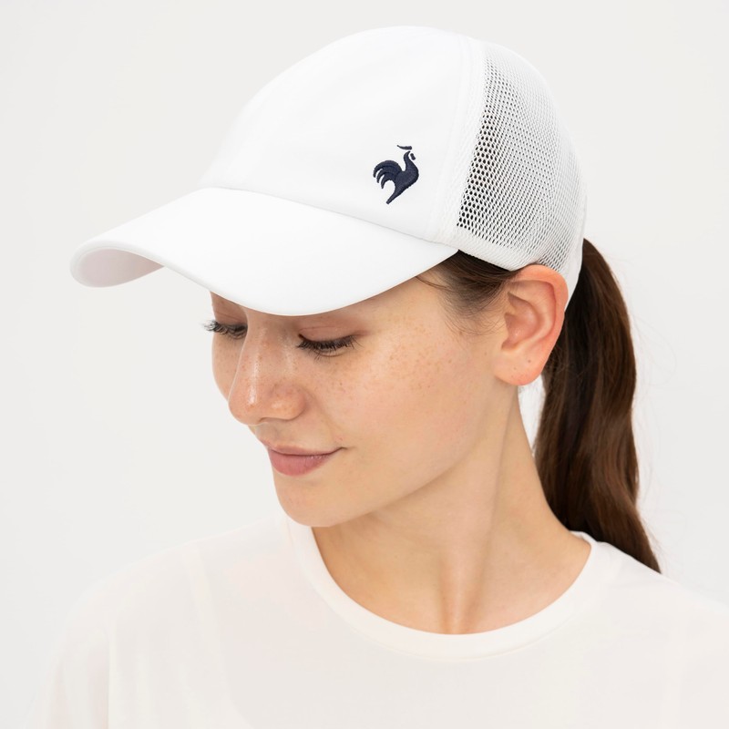Coq Sportif LN5SCP30L Women's Cap, Mesh Back Ponytail Cap, Partial