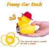 MuMyer Rubber Duck Car Ornament, Unique Yellow Duck Car Dashboard