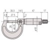 Mitsuyo Outer Micrometer M110-50 (103-138)