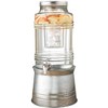 Circleware Breeze Glass Beverage Drink Dispenser with Stand Metal Base