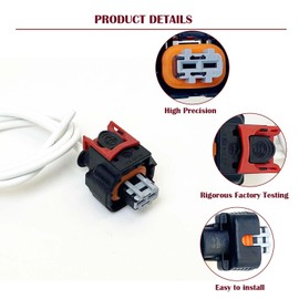 NPSNGSJY PT3739 Injector Pigtail Connector Compatible with Duramax L5P Engine V8 6.6L Replacement for 19368140 Fuel Injector Pigtail Connector Kit 2pcs