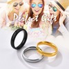 Gold Wedding Band Size 10 Anniversary Rings for Women