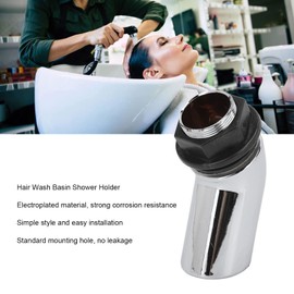 Hair Wash Basin Shower Holder, Shampoo Bed Shower Tube Mount Bracket, 3.5cm Hole Diameter Salon Shampoo Basin Faucet Support for Home Salon Use