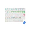 New Tortoiseshell White Lotus 160 Pieces Set Luxury Acrylic Engraved