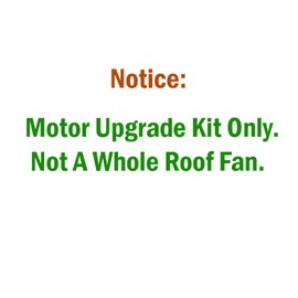 RVLOVENT Upgrade Kit Rv Trailer Camper Van Roof Vent Fan Motor Replacement, Compatible with Heng's, Ventline