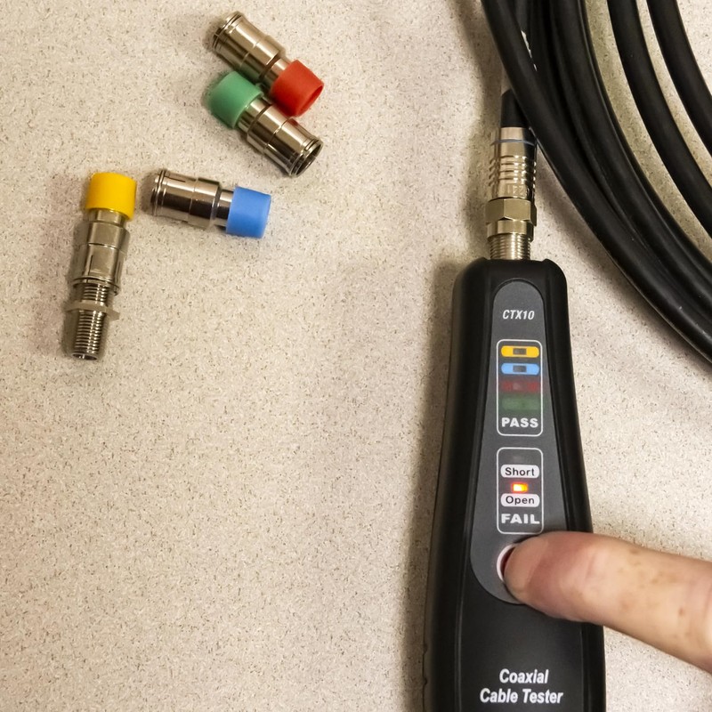 Triplett CTX10 Coaxial Cable Tester - Designed to Test The
