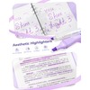 Four Candies Purple Stationery Set Gel Ink Pens, Correction Tape,