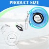 JolliLudo 2 Pcs 30''/60'' Fishing Downrigger Weight Snubber with 2