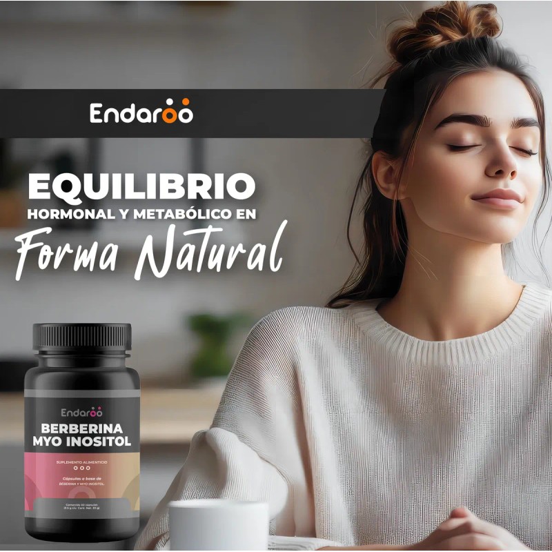 Berberina Myo Inositol 180 Cpsulas Sabor Sin Sabor