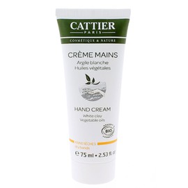 Cattier White Clay Hand Cream 75ml
