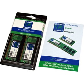 Global Memory 1GB (2 x 512MB) DDR 266/333/400MHz 184-Pin DIMM Memory RAM Kit for PC Desktops/Motherboards
