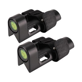 Fancyall 2pc Adjustable Grade Rod Level, Bubble Level for Aluminum Builders Grade Rod