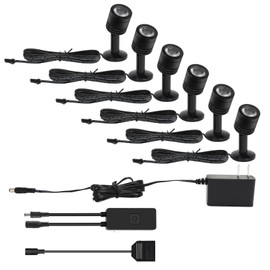 Taysing LED Mini Indoor Spotlight – Accent Lighting for Display Shelves, Paintings, Plants, Jewelry, Showcase, Under Cabinet – Adjustable Indoor Spot Light(Cold White Dimming&Timing)