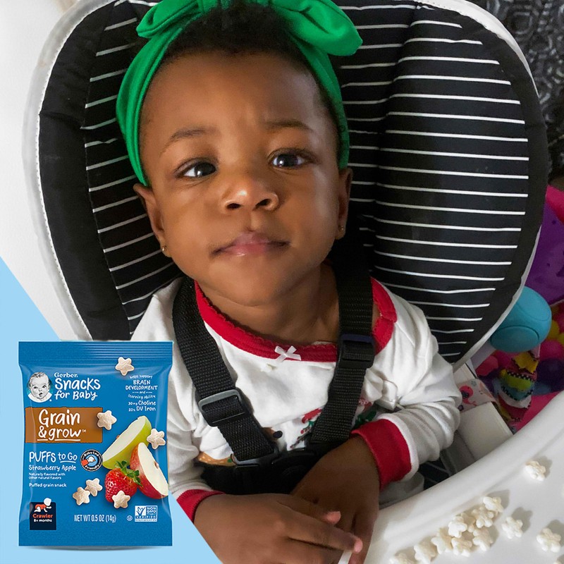 Gerber Puffs to Go Strawberry Apple