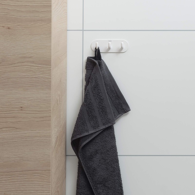 Tiger Rondo Hook Rail Stainless Steel White Easy to Install