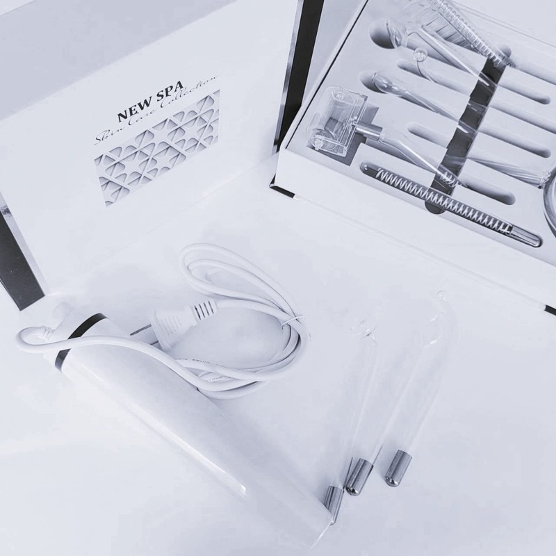New Spa Darsonval Plus High Frequency Wand with 10 Electrodes