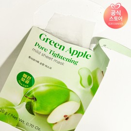 Clio (현대홈쇼핑)구달 풋사과 가득 순한 마스크 10매 (Hyundai Home Shopping) Goodal Green Apple Full Mild Mask 10 Sheets