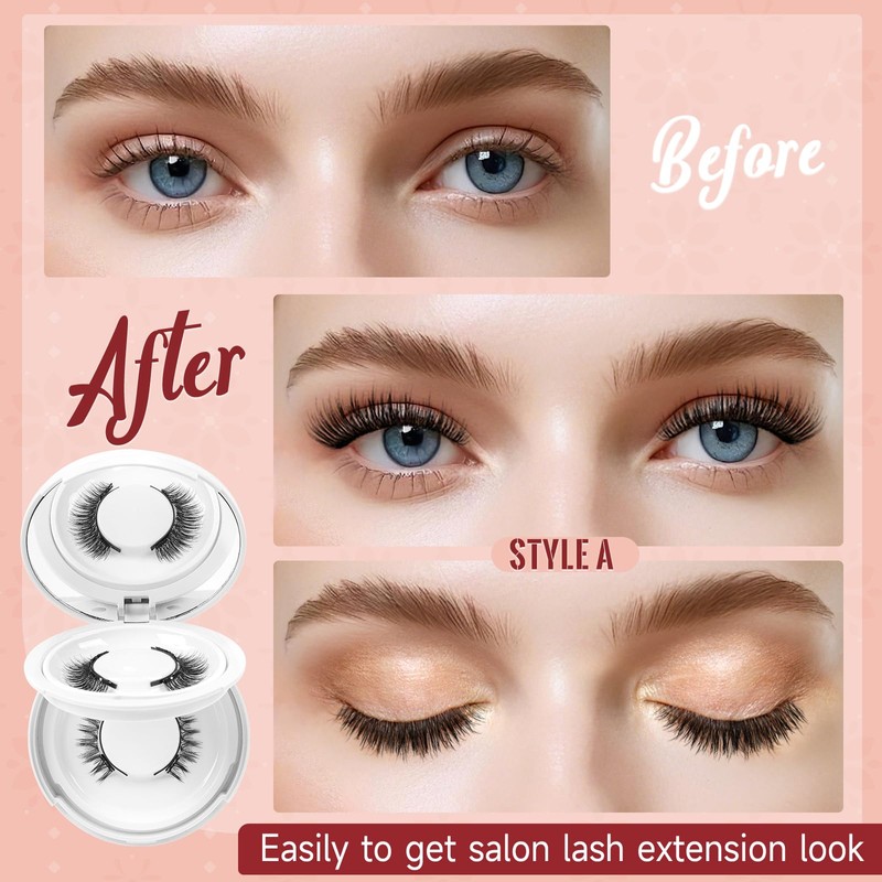 Higu clace Magnetic Eyelash Kit with Applicator, Reusable Magnetic Lashes