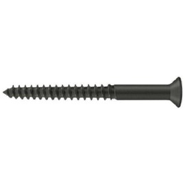Deltana SCWB1225 2-1/2" #12 Solid Brass Wood Screw, Oil Rubbed Bronze