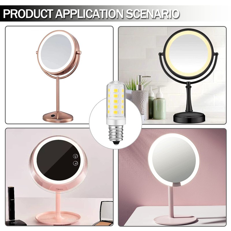 X-Molin Double-Side Illuminated Magnification Mirror - Replacement Bulb for Cosmetic