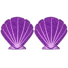The Crafty Owl Fun and Sexy Holidays Christmas Pasties (Shells) Purple