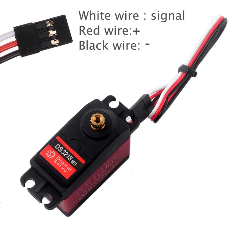 Rcmall RDS3218 Digital Servo, 20KG Dual-Axis High Torque, Waterproof IP66,