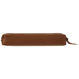 Clairefontaine Lawrence Slim 410080C Lambskin Pencil Case 19.5 x 2.5 x 4 cm 1 Item Camel Brown