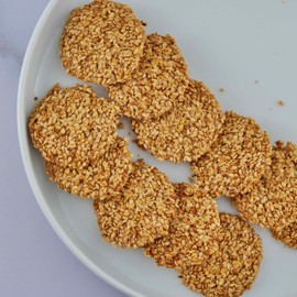 Snacklava Sesame Pistachio Crackers – 6 Pack (54 Pieces) | All-Natural, Handcrafted Gourmet Snack | 5g Protein per Pack | Perfect for Charcuterie, Cheese Pairings & Gifting