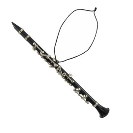 Treasure Gurus Miniature Clarinet Musical Instrument Realistic Ornament