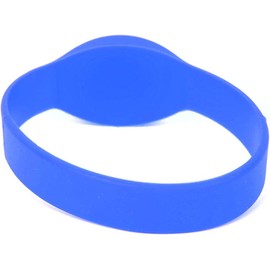 Material de Silicio Orgánico de Calidad, No Tóxico, sin Crack, Larga Vida útil y No Irritante, Pulsera RFID Impermeable 10 Piezas de Silicona para Piscina, Sala de Sauna con (Azul)